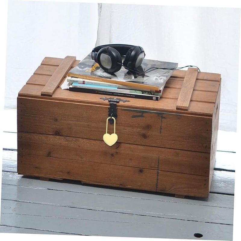 Pink Heart Lock Diary Book Jewelry Box For Girls Small Luggage Padlock - Image 4